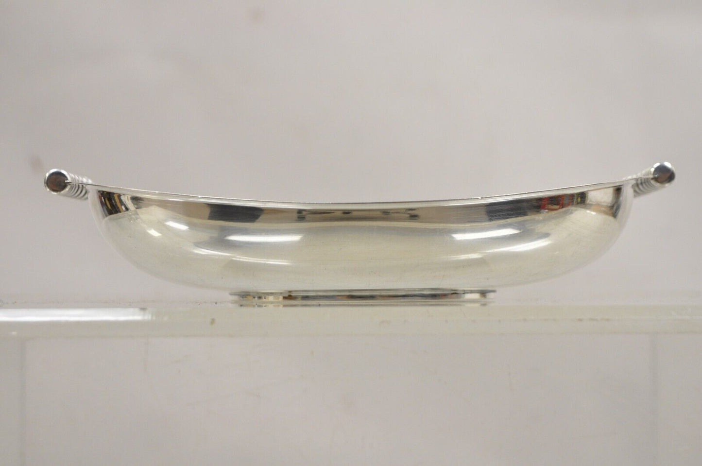 Mid Century Danish Modern Cohr Alta EPNS 32362 Silver Plated Serving Bowl Dish