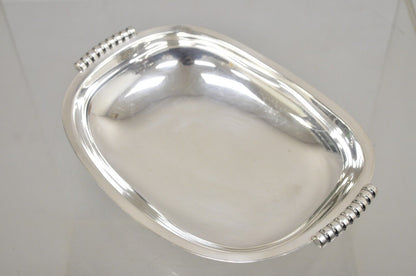 Mid Century Danish Modern Cohr Alta EPNS 32362 Silver Plated Serving Bowl Dish