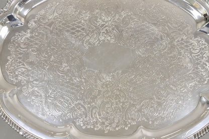 Vintage FB Rogers 6725 Silver Plated Victorian Serving Platter Tray