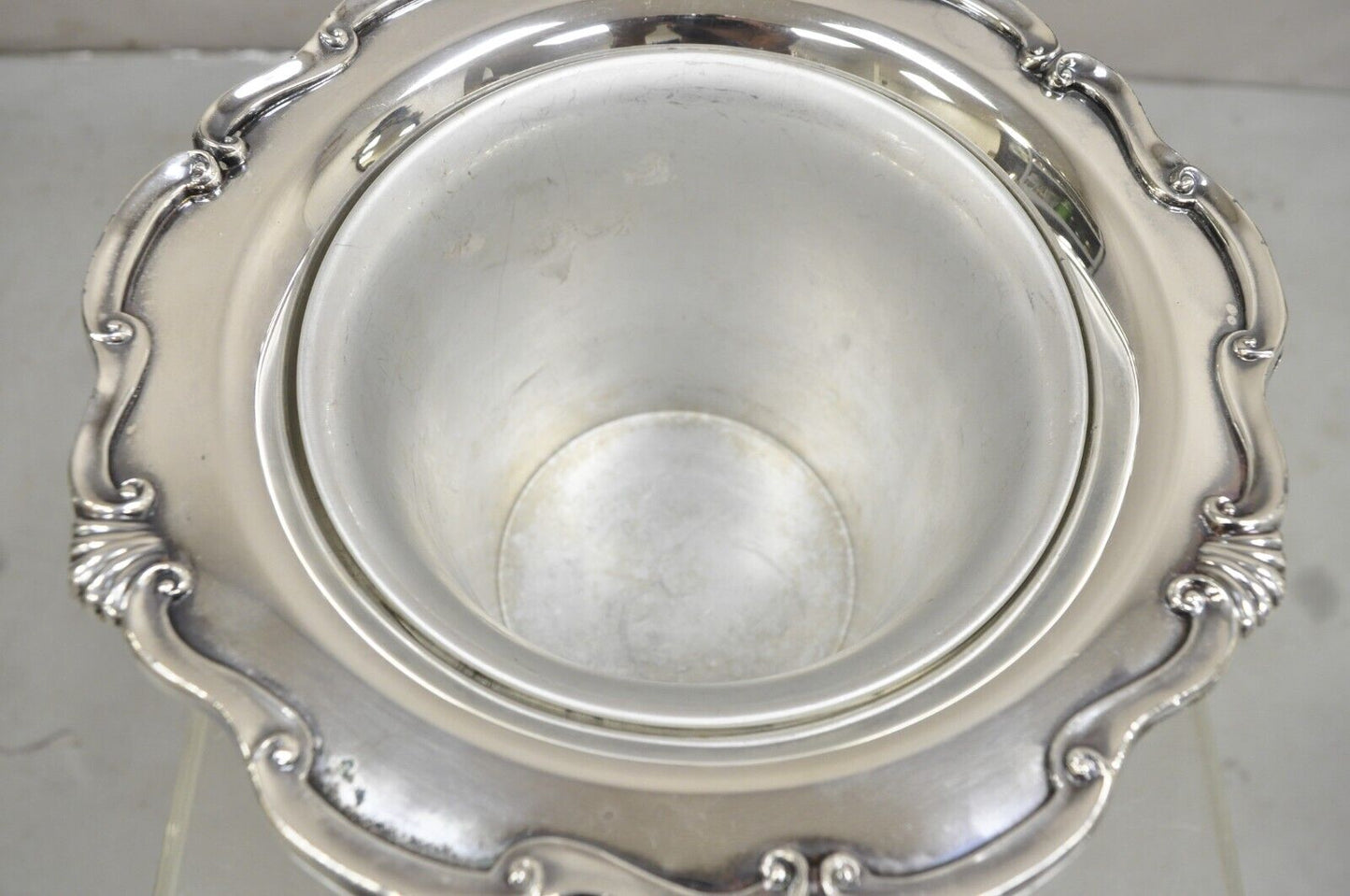 Vintage F.B. Rogers Georgetown Silver Plated Champagne Chiller Ice Bucket