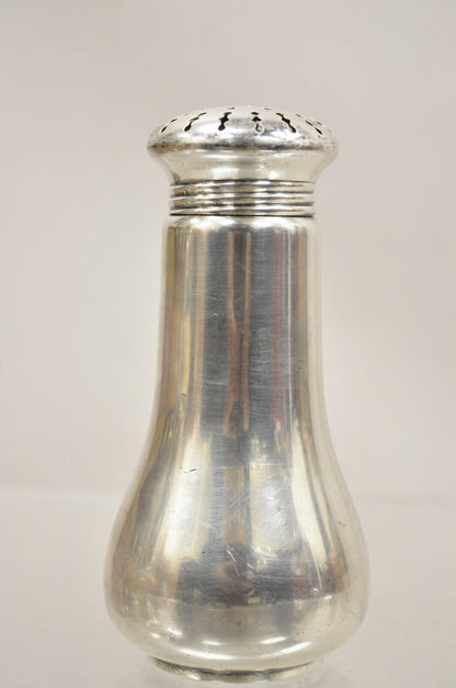 Antique Wilcox SP Co. 4281 Silver Plated Seasoning Spice Shaker "E" Monogram