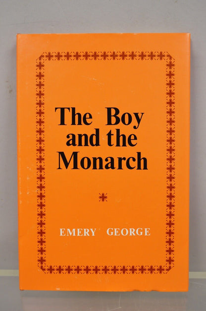 Emery George The Boy & the Monarch Sonnets & Variations 1987 Ardis Hardcover NOS