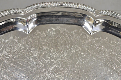 Vintage FB Rogers 6725 Silver Plated Victorian Serving Platter Tray