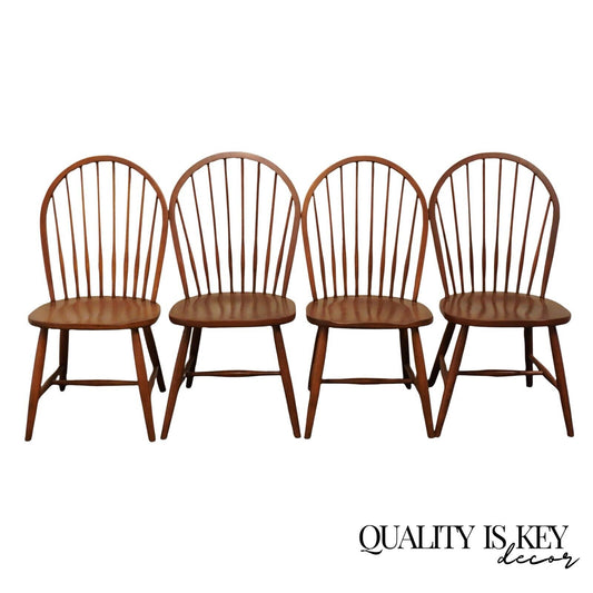 Ethan Allen Cottage Collection Maple Wood Early American Dining Chair - Set of 4