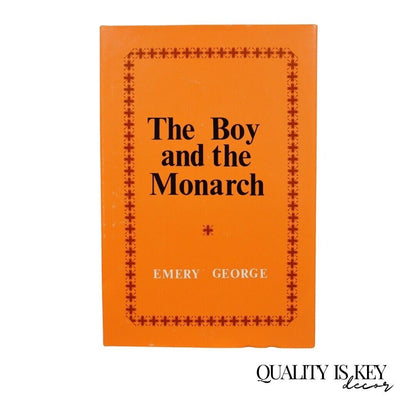 Emery George The Boy & the Monarch Sonnets & Variations 1987 Ardis Hardcover NOS