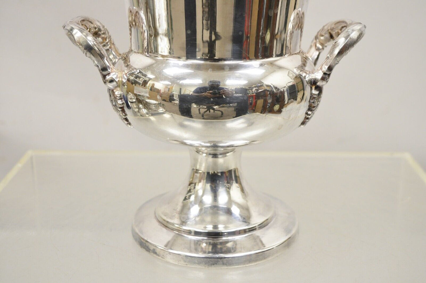 Vintage EPCA Silverplate by Poole 423 Trophy Cup Champagne Chiller Ice Bucket