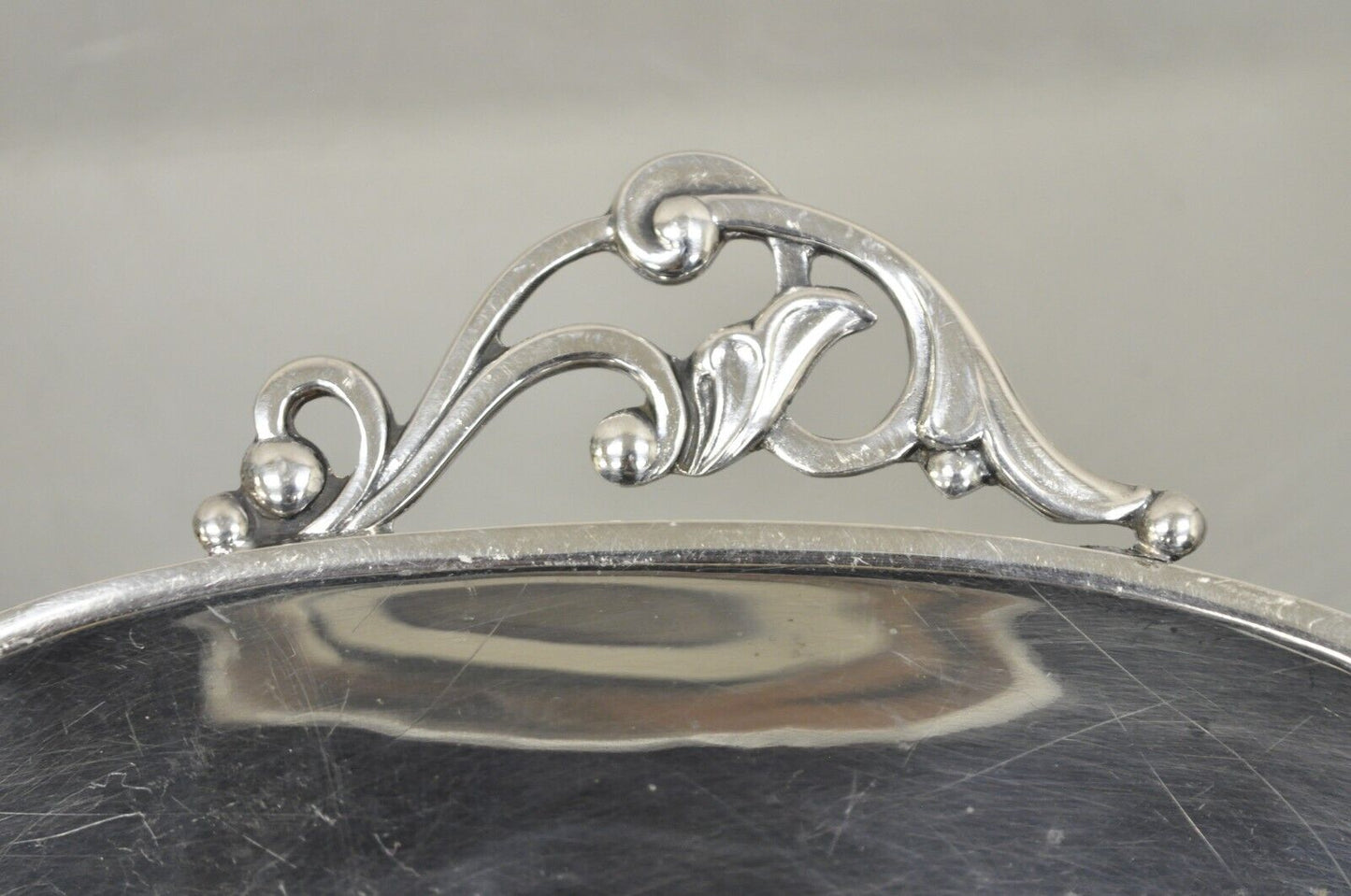 Vintage Denmark Gidom Fraberg Designed Silver Plated Trinket Candy Dish