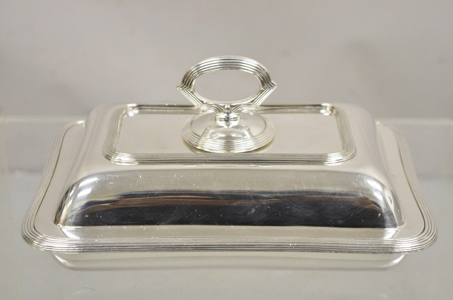 Vintage Goldsmiths & Silversmiths Company Victorian Silver Plated Covered Dish