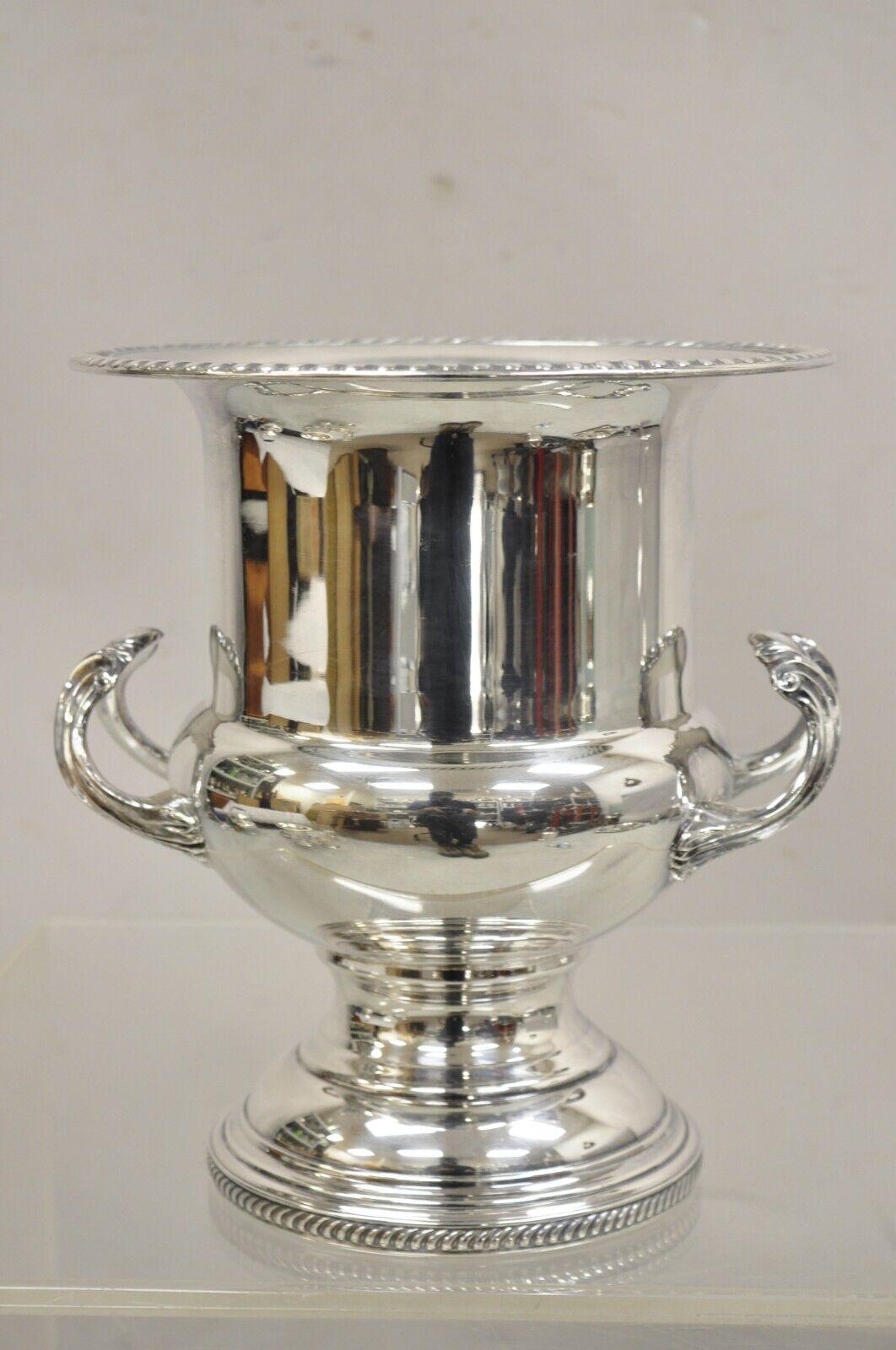 Vintage Victorian Style Trophy Cup Silver Plated Champagne Chiller Ice Bucket