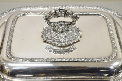 Oneida Henley Community Silver Plated Lidded Serving Dish Platter