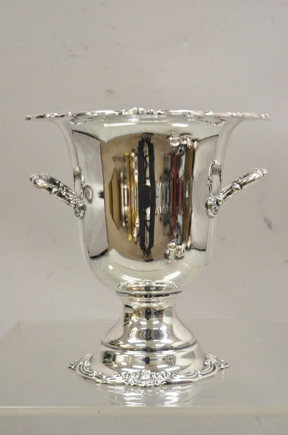 Victorian Style Silver Plated Footed Trophy Cup Champagne Chiller Ice Bucket