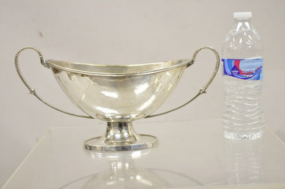 Antique English Victorian Silver Plated Trophy Cup Small Candy Dish Fruit Bowl