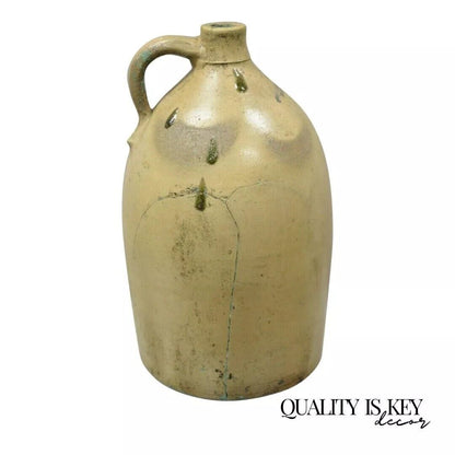 Antique Bangor Stoneware Large 19" Five Gallon Jug Bangor Maine