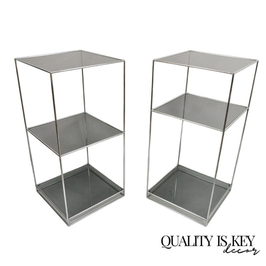 Abstracta Modular Shelf by Poul Cadovius for Royal System Smoked Glass - 2 Pcs