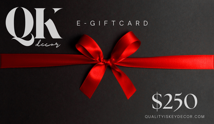Quality is Key Decor eGift Card