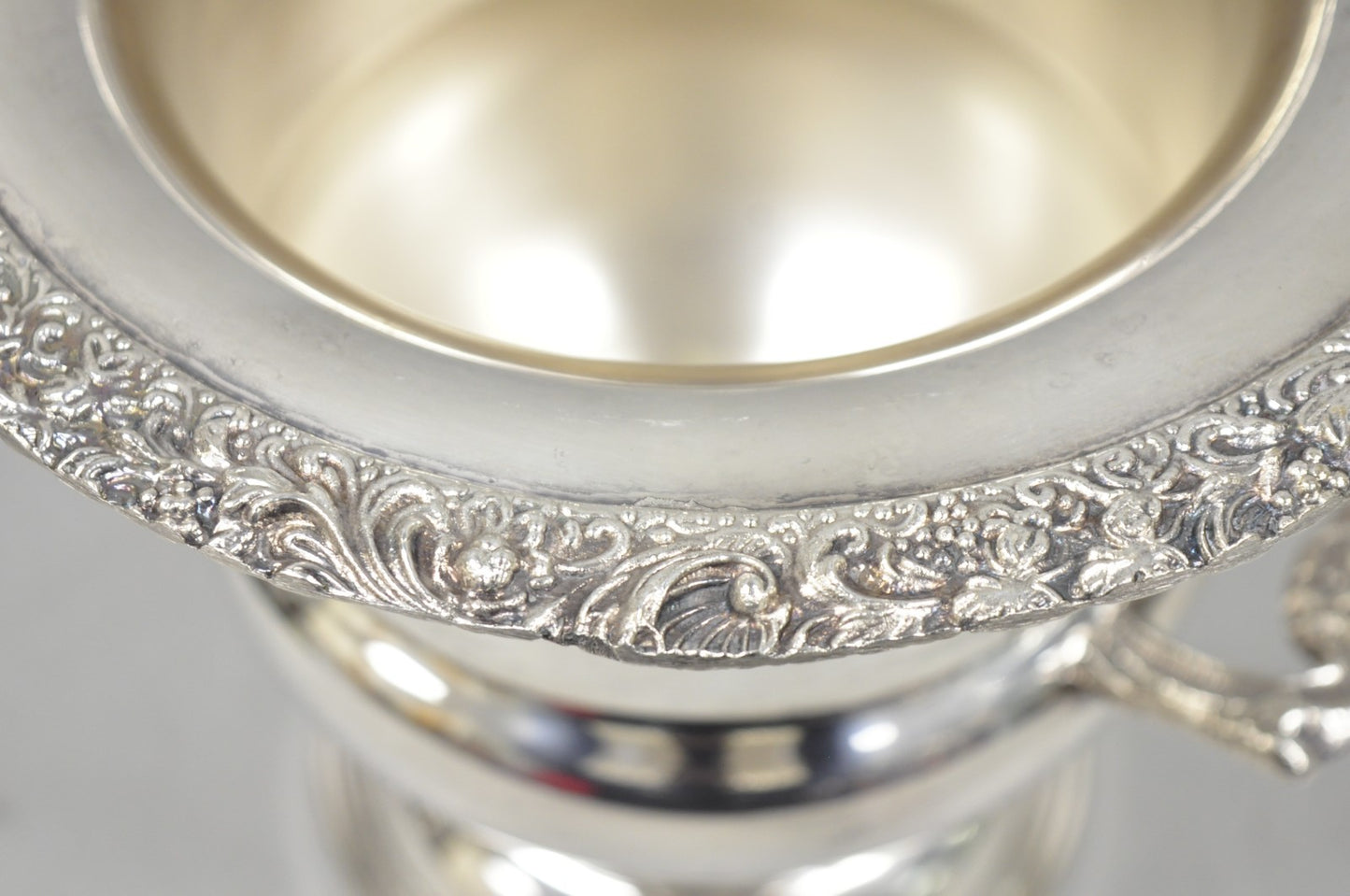 Vintage Victorian Silver Plated Trophy Cup Urn Bar Champagne Chiller Ice Bucket