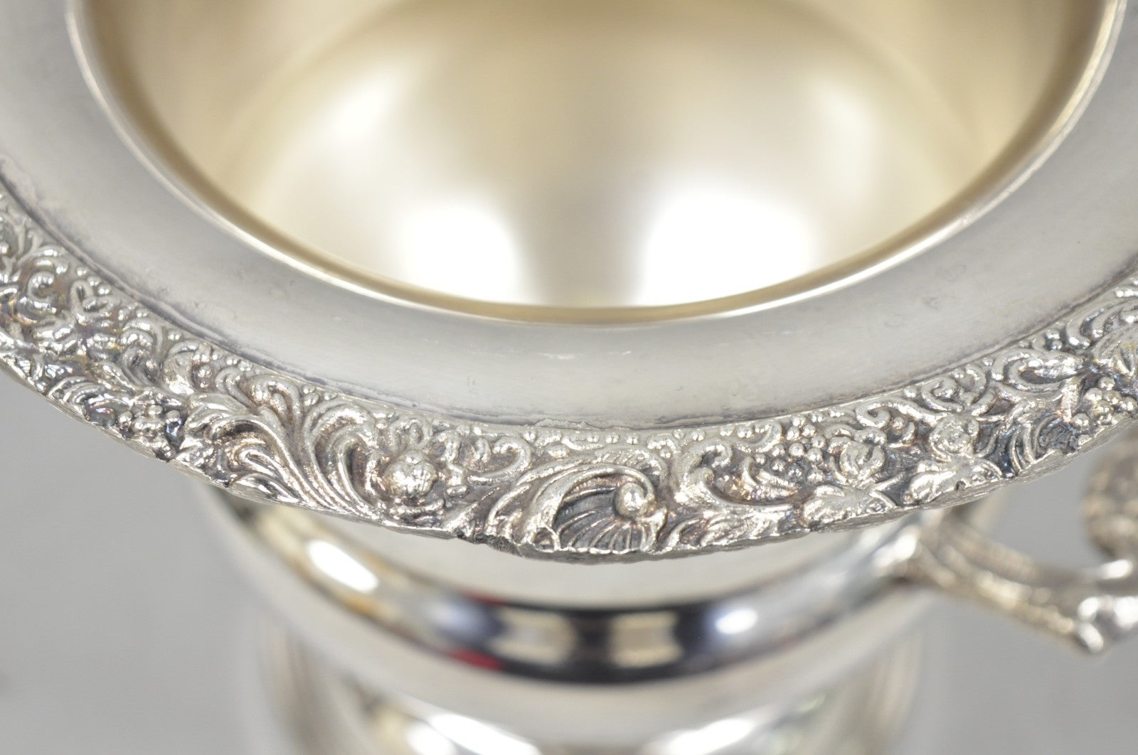 Vintage Victorian Silver Plated Trophy Cup Urn Bar Champagne Chiller Ice Bucket