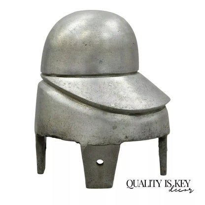 Vintage Vogue New York Aluminum 22 450 Woman's Hat Block Mold Form Millinery D