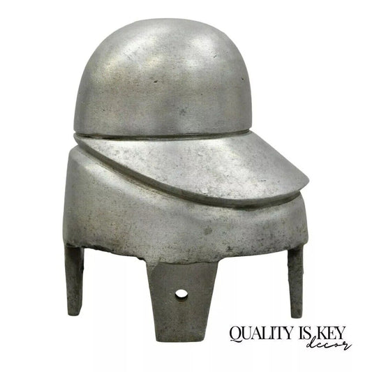 Vintage Vogue New York Aluminum 22 450 Woman's Hat Block Mold Form Millinery D