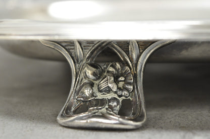 Vintage 1847 Rogers Bros Daffodil 9910 Silver Plated Meat Serving Platter Tray
