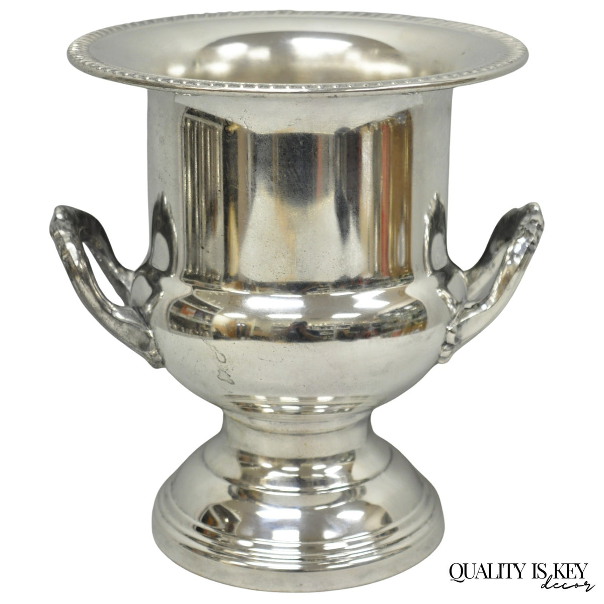 Vintage Leonard Silver Plated Trophy Cup Urn Champagne Chiller Bar Ice Bucket