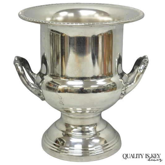 Vintage Leonard Silver Plated Trophy Cup Urn Champagne Chiller Bar Ice Bucket