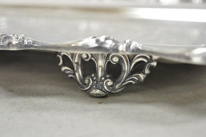 W&S Blackinton Victorian Silver Plated Narrow Serving Platter Dish Bar Tray