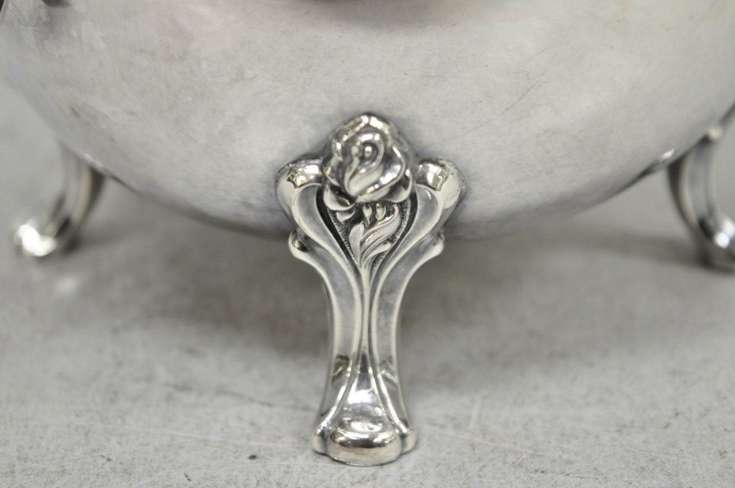 Vintage Webster Wilcox "Sylvia" Silver Plated Bulbous Footed Water Pitcher