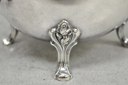 Vintage Webster Wilcox "Sylvia" Silver Plated Bulbous Footed Water Pitcher