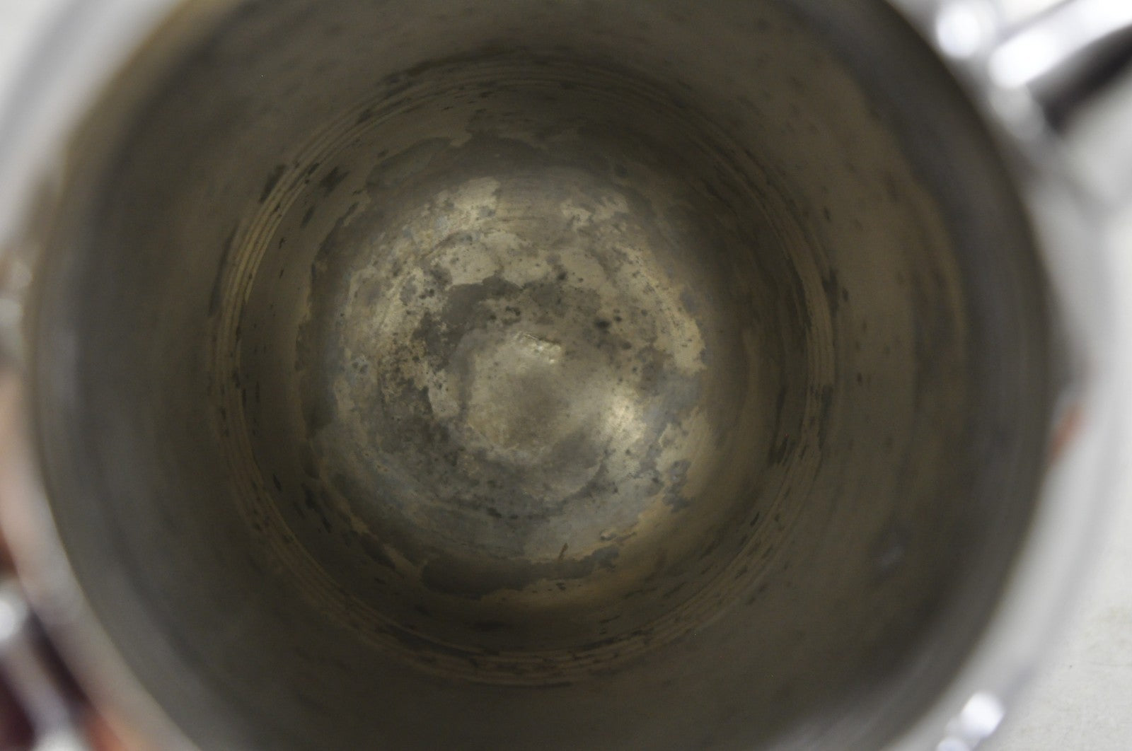 Art Deco Silver Plated Red Bakelite Handle Martini Bar Cocktail Shaker Pitcher