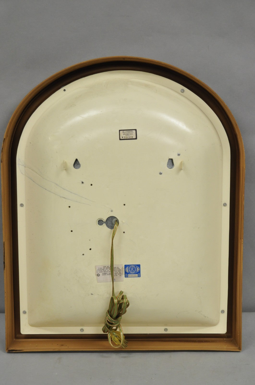 Vintage Schlitz Beer Sign 1980 Lighted Faux Stained Glass Look Advertising Sign