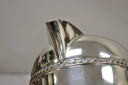 Vintage Sheridan Victorian Silver Plated Bulbous Lemonade Water Pitcher