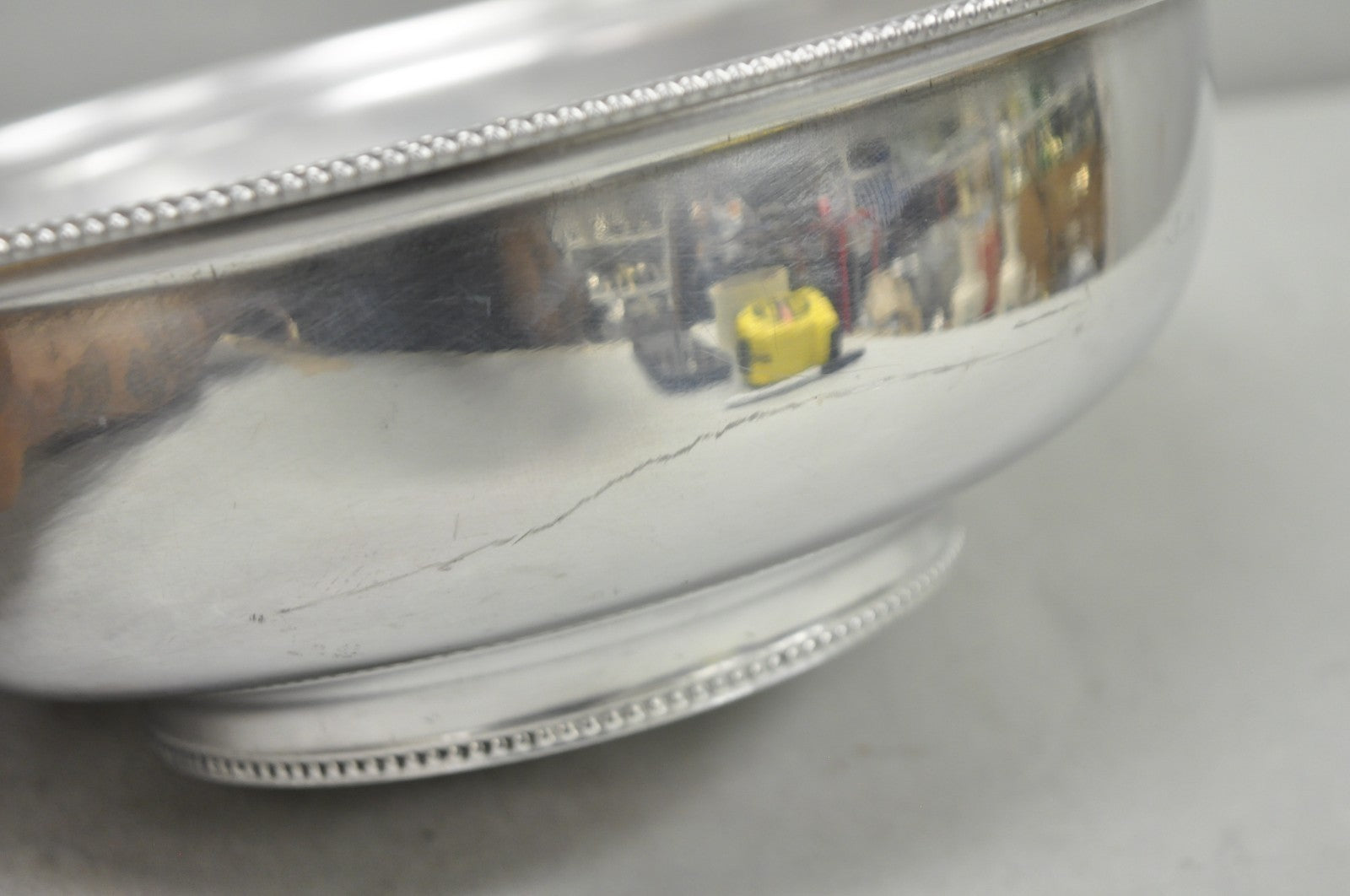Vintage BW Buenilum Silver Plated Aluminum Art Nouveau Covered Serving Dish