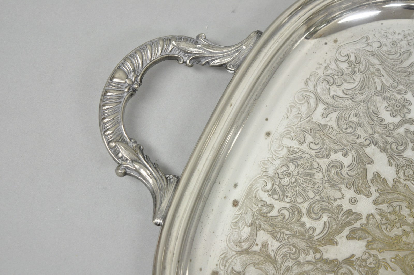Vintage "President's Club 1961" Silver Plated Award Serving Platter Butlers Tray