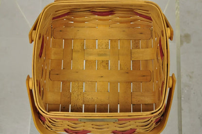 Vintage Longaberger Christmas Edition 2000 Edition Deck the Halls Basket w/ Lid