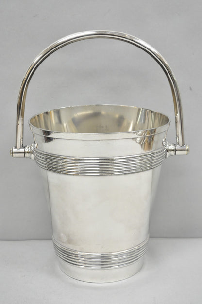 International Wilcox English Regency Silver Plated Champagne Ice Bucket "S" Mono