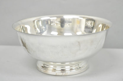 Vintage Gorham YC 781 Silver Plated 9" Round Modern Serving Bowl