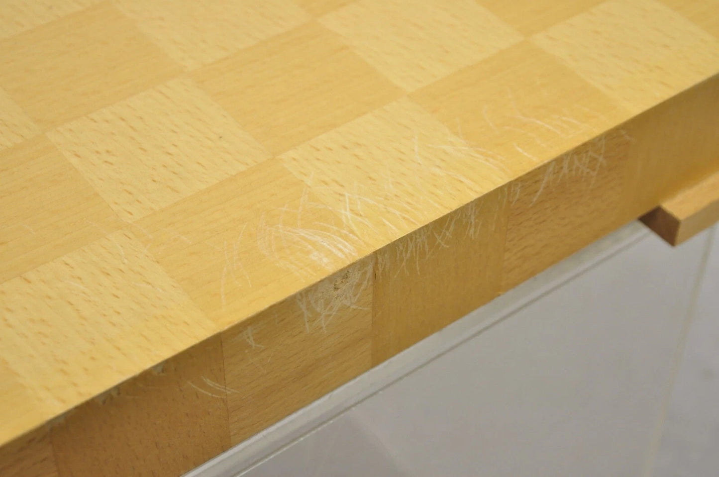 1990s Michael Graves Postmodern Chess & Checkers Set Maple Wood Modern Board