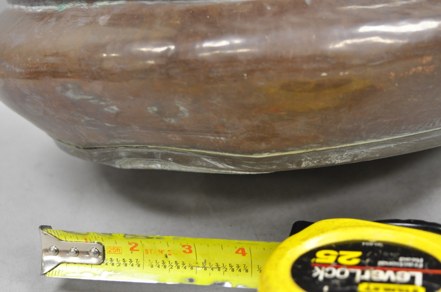 Antique Anglo Indian Middle Eastern Copper & Bronze Coal Bucket Cachepot Planter