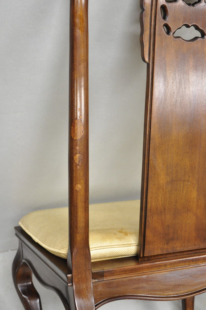 Vintage Drexel Heritage Oriental Ming Treasures Mahogany Dining Chair - Set of 4