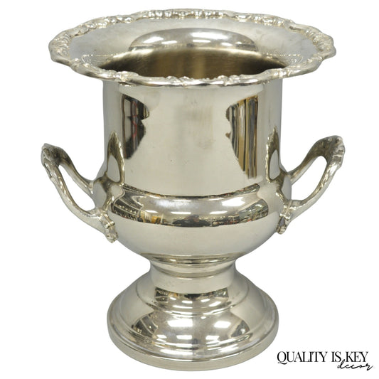 Vintage Gorham Silver Plated Brass Trophy Cup Urn Champagne Chiller Ice Bucket