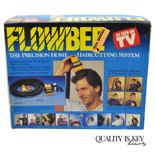 Vintage 90s Flowbee Precision Home Haircutting Hair Cut System with Box