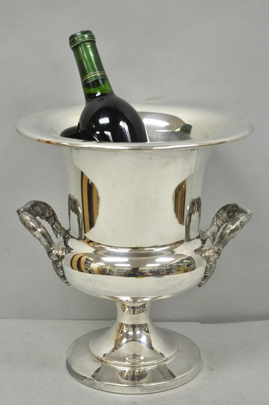 Vintage Poole Regency Silver Plated Trophy Cup Urn Champagne Chiller Ice Bucket