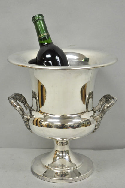 Vintage Poole Regency Silver Plated Trophy Cup Urn Champagne Chiller Ice Bucket