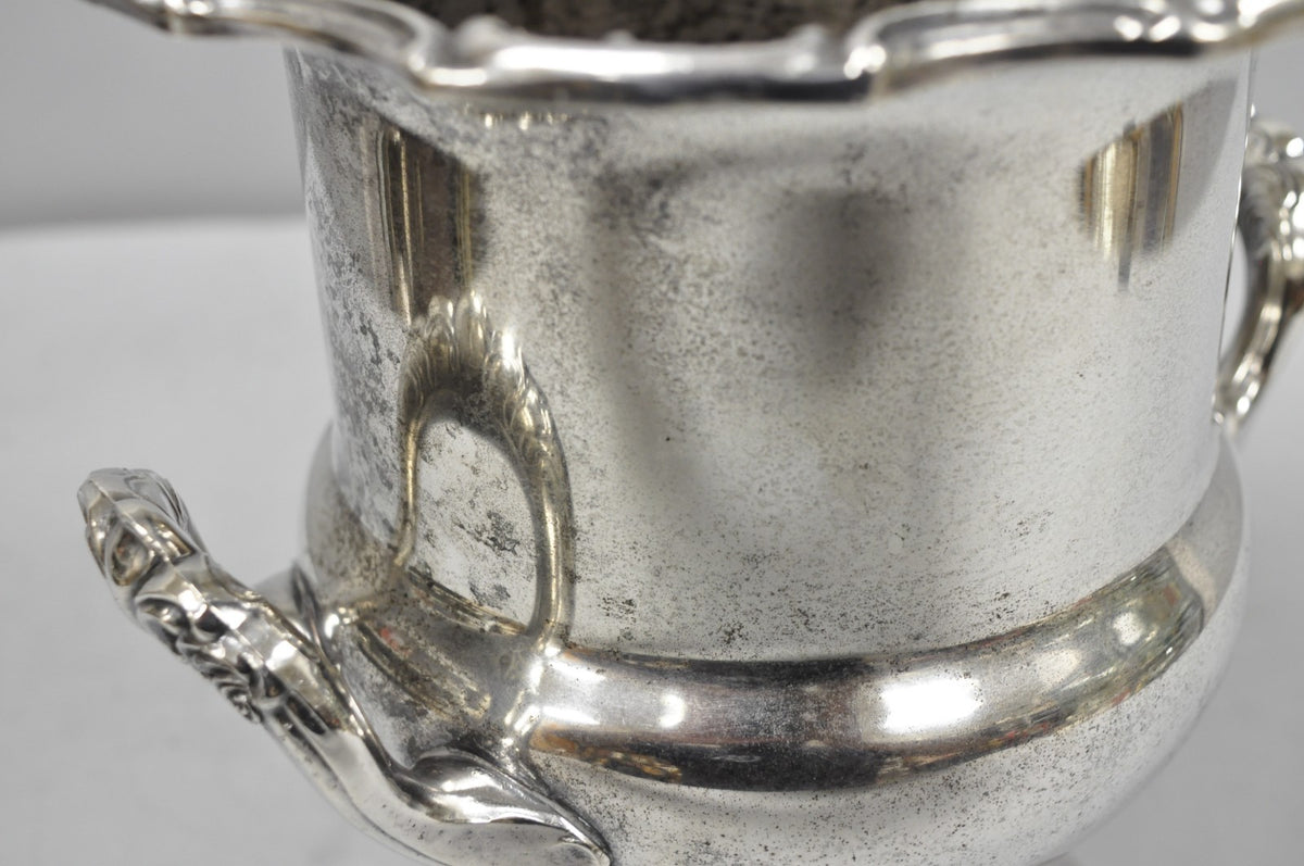Leonard Victorian Silver Plated Trophy Cup Urn Champagne Wine Chiller Ice Bucket