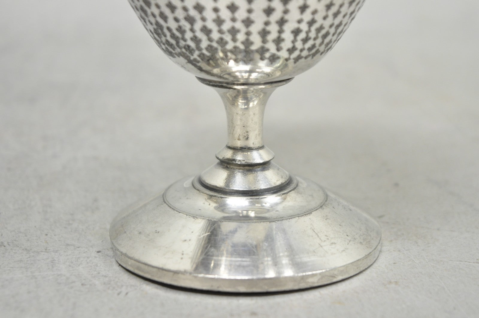 Antique Meriden English Victorian Silver Plated Goblet Cup w/ "H" Monogram