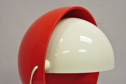 Vintage Vico Magistretti for Artemide Telegono Red & White Plastic Table Lamp