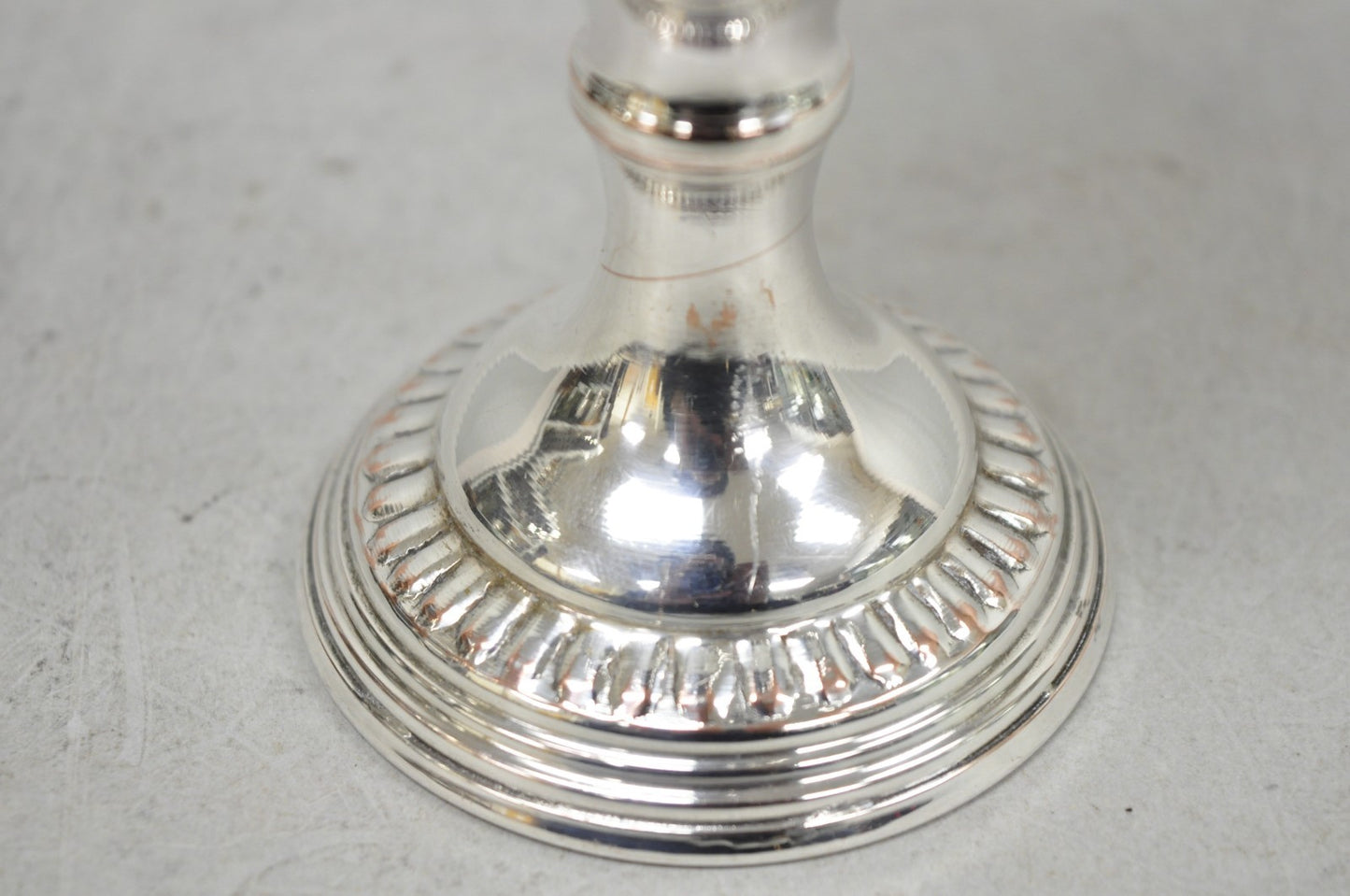 Vintage English Georgian Style Silver Plated Wine Goblet Cup Barware - a Pair