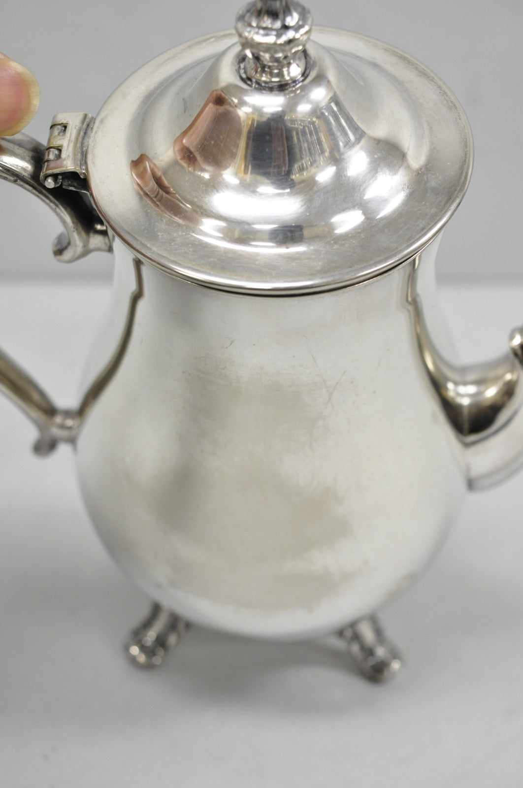 Vintage International Silver Co Silver Plated Victorian Teapot Coffee Pot