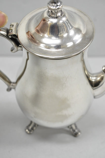 Vintage International Silver Co Silver Plated Victorian Teapot Coffee Pot